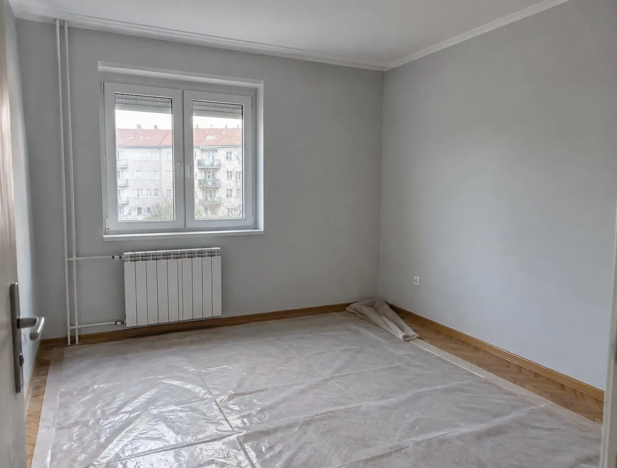 Ilustrativni prikaz uredno okrečene sobe